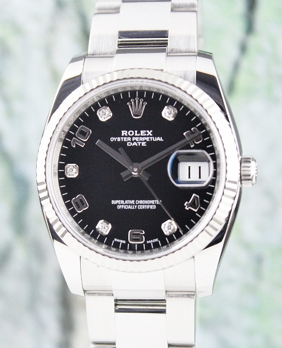 (image for) LIKE NEW ROLEX MEN SIZE OYSTER PERPETUAL DATEJUST / 115234